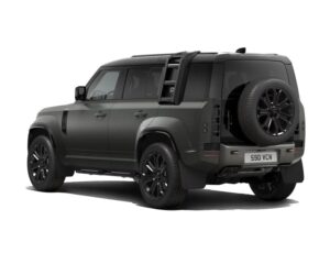 Faroe Greed Matte Land Rover Defender Octa with deployable ladder